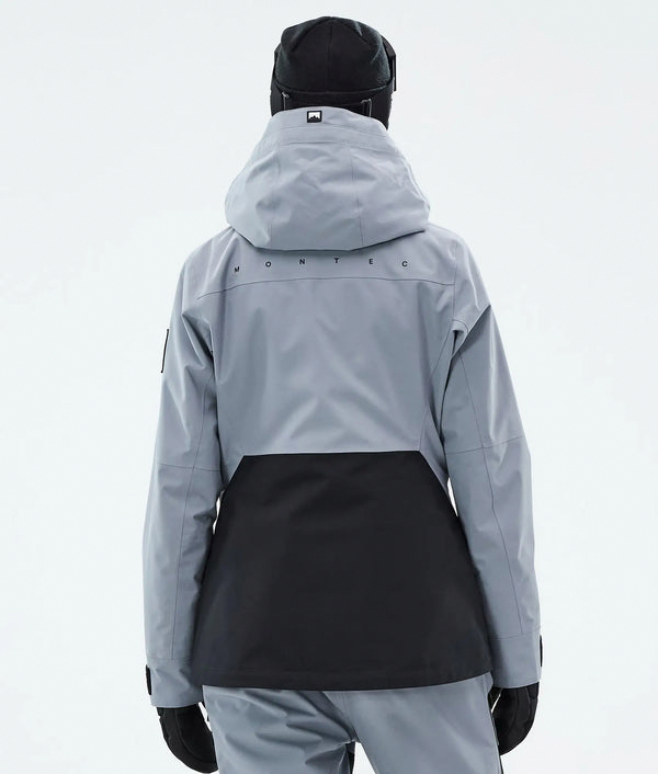 Moss W Damen-Skijacke – Hellblau / Schwarz